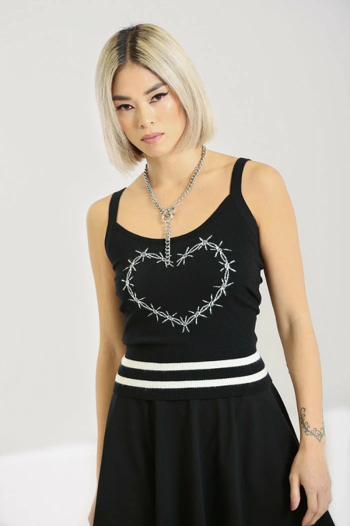 Hell Bunny Heather Top 3 Hell Bunny Heather Top