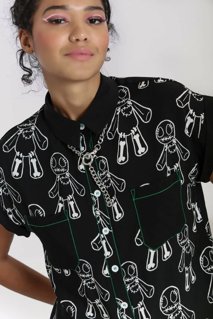 Hell Bunny Voodoo Shirt Ladies 5 Hell Bunny Voodoo Shirt Ladies