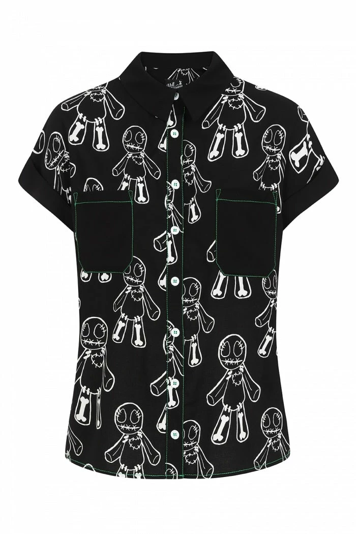 Hell Bunny Voodoo Shirt Ladies 8 Hell Bunny Voodoo Shirt Ladies