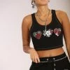 Hell Bunny Petal Crop Top Ladies