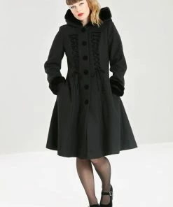 Hell Bunny Amaya Coat Black
