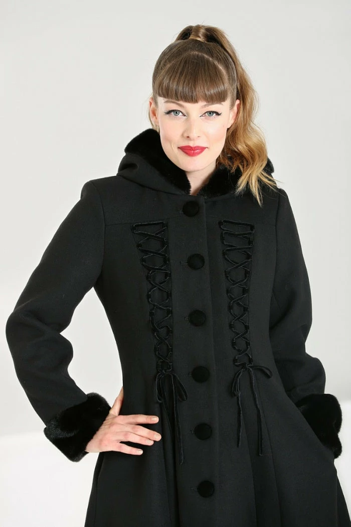 Hell Bunny Amaya Coat Black 4 Hell Bunny Amaya Coat Black