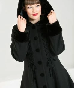 Hell Bunny Amaya Coat Black 11 Hell Bunny Amaya Coat Black
