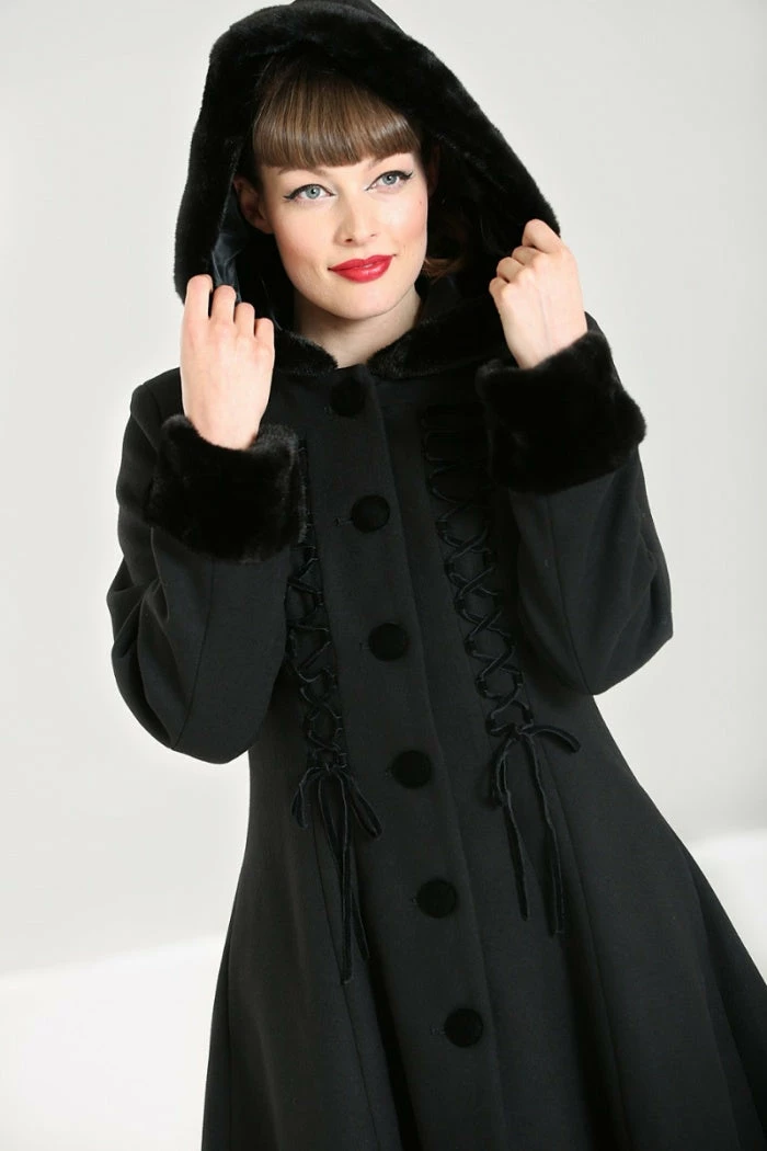 Hell Bunny Amaya Coat Black 5 Hell Bunny Amaya Coat Black