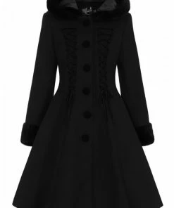 Hell Bunny Amaya Coat Black 13 Hell Bunny Amaya Coat Black