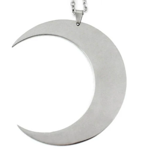 Killstar Luna Necklace Silver Accessories 4 Killstar Luna Necklace Silver Accessories