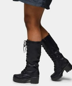 Koi Footwear Koi Sektor Chunky High Boots Ladies 11 Koi Footwear Koi Sektor Chunky High Boots Ladies