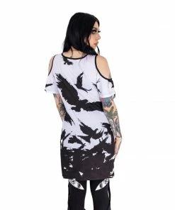 Innocent Night Of The Crow Top Ladies