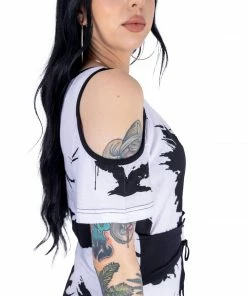 Innocent Night Of The Crow Top Ladies