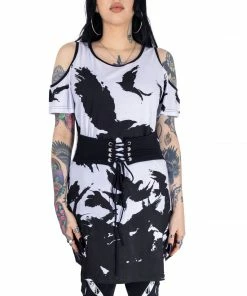 Innocent Night Of The Crow Top Ladies