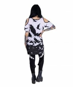 Innocent Night Of The Crow Top Ladies