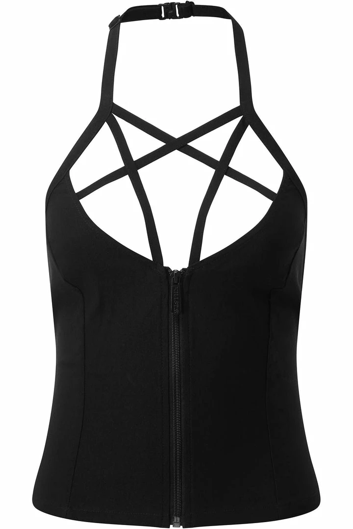 Killstar Rockoholic Halter Top Ladies 5 Killstar Rockoholic Halter Top Ladies