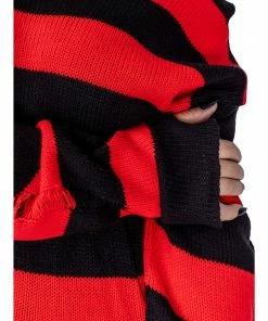 Heartless Oriana Jumper - Black & Red