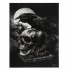 Homeware Gothic Gifts Poe's Raven Canvas By Alchemy