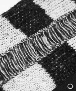 Punk Rave Kaz Distressed Jumper - White 27 Punk Rave Kaz Distressed Jumper - White