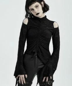 Ladies Punk Rave Raelynn Asymmetric Top