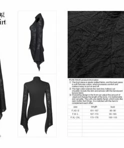 Ladies Punk Rave Raelynn Asymmetric Top