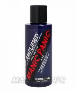 Amplified Manic Panic Semi Permanent Hair Colour EU Formula - Rockabilly Blue Hair Dye 12 Amplified Manic Panic Semi Permanent Hair Colour EU Formula - Rockabilly Blue Hair Dye