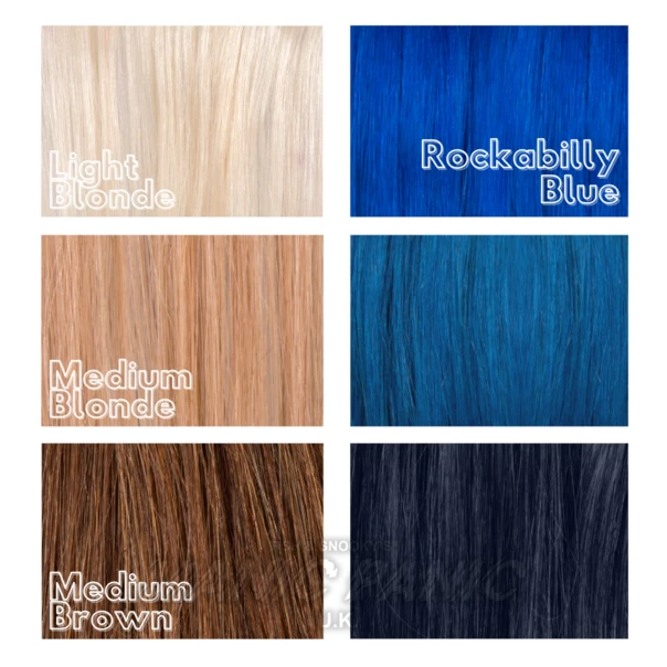 Amplified Manic Panic Semi Permanent Hair Colour EU Formula - Rockabilly Blue Hair Dye 9 Amplified Manic Panic Semi Permanent Hair Colour EU Formula - Rockabilly Blue Hair Dye