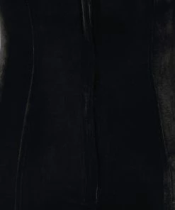 Collectif Rooey Bat Mesh Velvet Pencil Dress