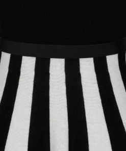 Collectif Serena Knitted Striped Dress Ladies