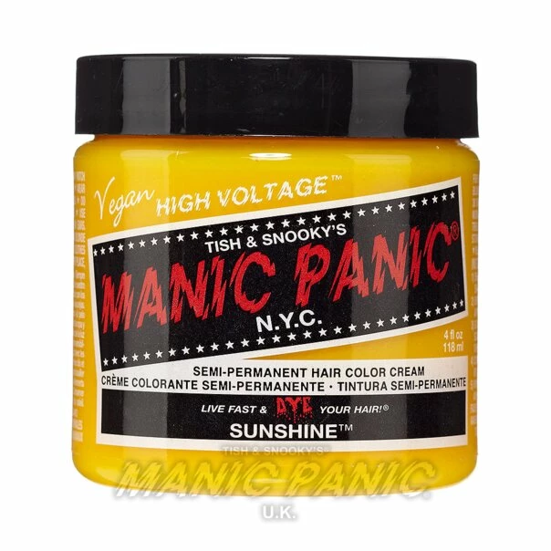 Manic Panic Classic Cream Hair Colour - Sunshine 7 Manic Panic Classic Cream Hair Colour - Sunshine