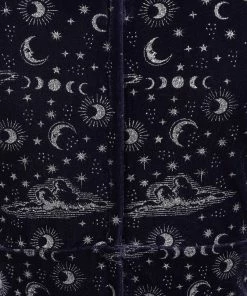 Ladies Collectif Trixie Celestial Velvet Swing Dress - Purple