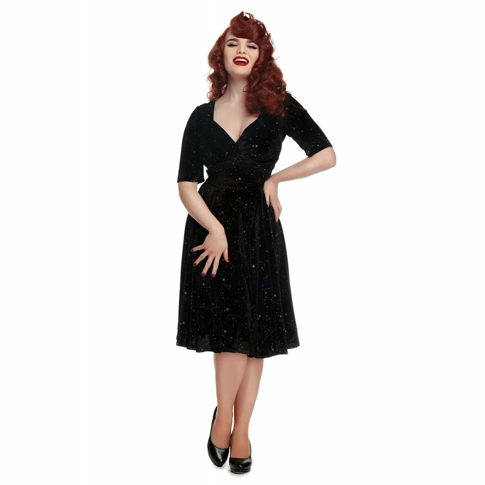 Collectif Trixie Make A Wish Doll Dress Ladies 3 Collectif Trixie Make A Wish Doll Dress Ladies