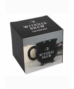 Gothic Gifts Witches Brew Cauldron Mug Homeware