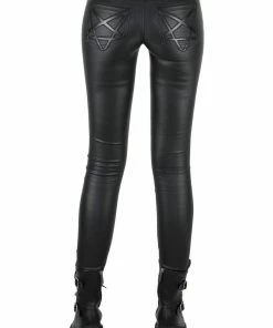 Killstar Nocturnal Coated Jeans